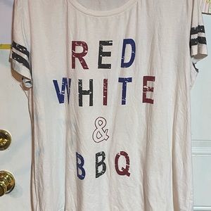 Natural Reflections Red, White, & BBQ Tee